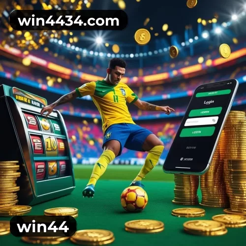 Sessão de jogo em andamento no aplicativo win44 para Android